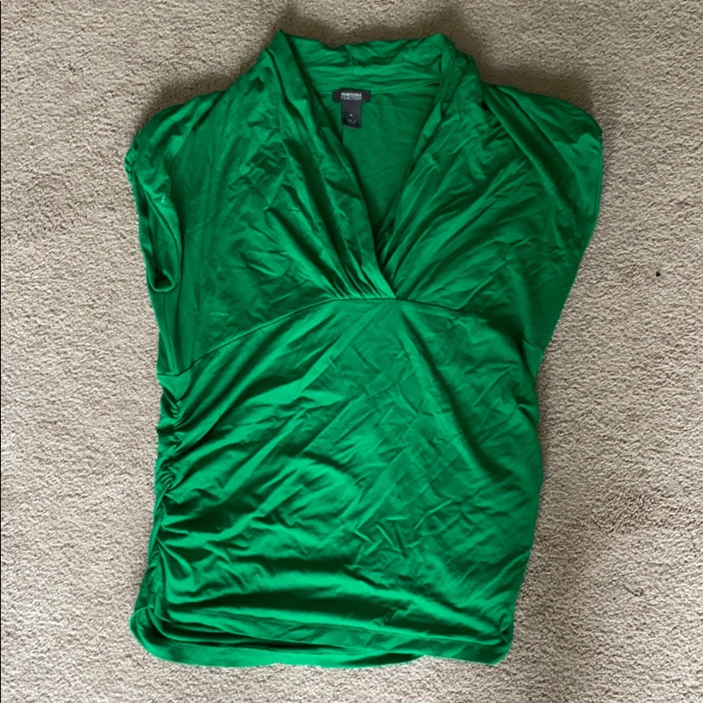 Kenneth Cole green blouse